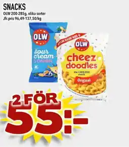 Din Mat OLW Snacks erbjuda