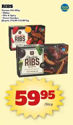 Bonum Matmarknad GARANT Ribs erbjuda