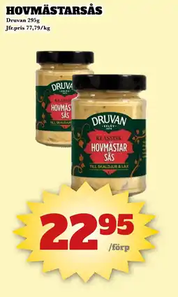 Bonum Matmarknad DRUVAN Hovmästarsås erbjuda