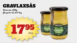 Bonum Matmarknad DRUVAN Gravlaxsås erbjuda