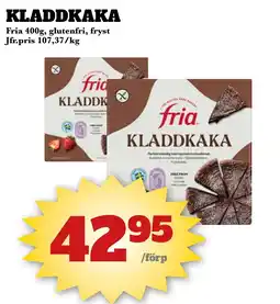Bonum Matmarknad FRIA Kladdkaka erbjuda