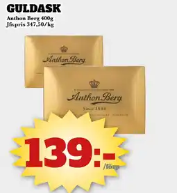 Bonum Matmarknad ANTHON BERG Guldask erbjuda