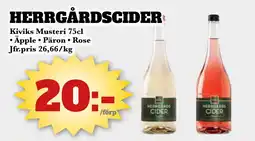 Bonum Matmarknad KIVIKS MUSTERI Herrgårdscider erbjuda