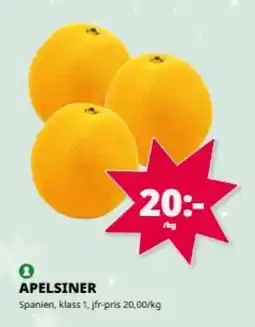 Tempo Apelsiner erbjuda