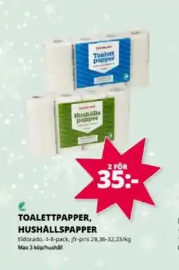 Tempo Toalettpapper, hushållspapper erbjuda