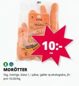 Tempo Morötter erbjuda