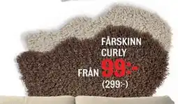 Mio FÅRSKINN CURLY erbjuda