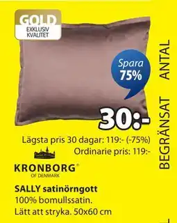 JYSK SALLY satinörngott erbjuda