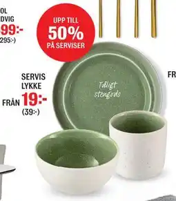 Mio SERVIS LYKKE erbjuda