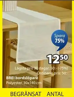 JYSK BREI bordslöpare erbjuda