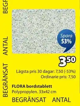 JYSK FLORA bordstablett erbjuda