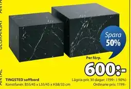 JYSK TINGSTED soffbord erbjuda