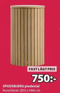 JYSK SPODSBJERG piedestal erbjuda