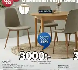 JYSK MARSTRAND matbord erbjuda