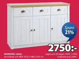 JYSK MARKSKEL skänk erbjuda