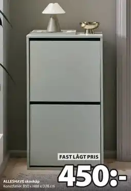 JYSK ALLESHAVE skoskåp erbjuda