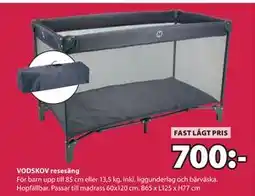 JYSK VODSKOV resesäng erbjuda