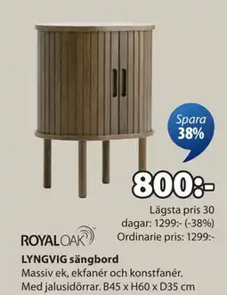 JYSK LYNGVIG sängbord erbjuda