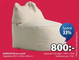 JYSK BANDHOLM saccosäck erbjuda