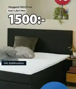 JYSK Sänggavel 160x115 cm erbjuda