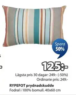 JYSK RYPEFOT prydnadskudde erbjuda