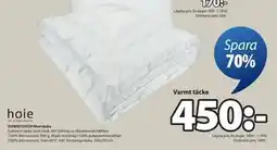 JYSK DOWNTOUCH fibertäcke erbjuda