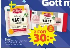 Stora Coop Bacon erbjuda
