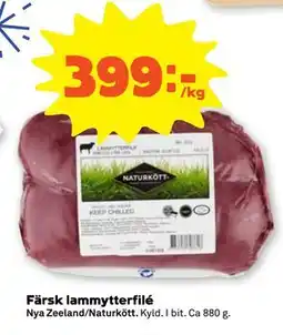 Stora Coop Färsk lammytterfilé erbjuda