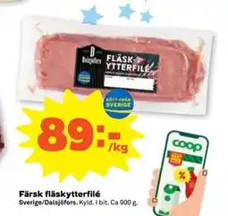 Stora Coop Färsk fläskytterfilé erbjuda