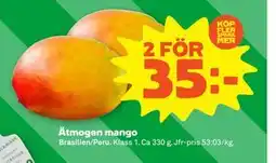 Stora Coop Ätmogen mango erbjuda