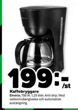 Stora Coop Kaffebryggare erbjuda