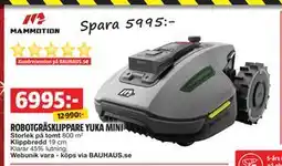 Bauhaus ROBOTGRÄSKLIPPARE YUKA MINI erbjuda