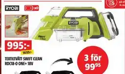 Bauhaus TEXTILTVÄTT SWIFT CLEAN RDC18-0 ONE+ 18V erbjuda