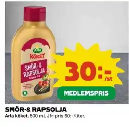 Coop Arla köket Smör-& rapsolja erbjuda