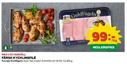 Coop Guldfågeln Färsk kycklingfilé erbjuda