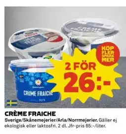 Coop Creme fraiche erbjuda