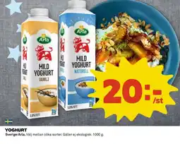 Coop Arla Yoghurt erbjuda