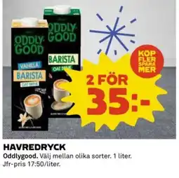 Coop Oddlygood Havredryck erbjuda