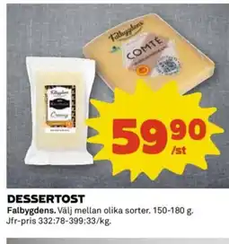 Coop Falbygdens Dessertost erbjuda