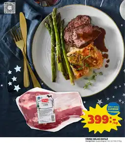 Coop Scan Färsk delad oxfilé erbjuda