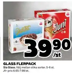 Coop Sia Glass flerpack erbjuda