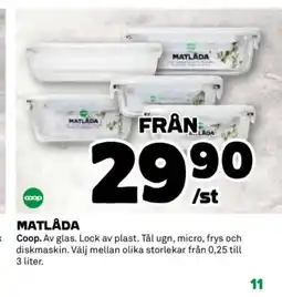 Coop Coop Matlåda erbjuda