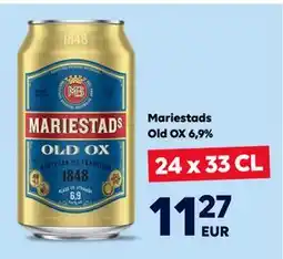 Border Shop Mariestads Old OX 6,9%, EUR 11.27 erbjuda