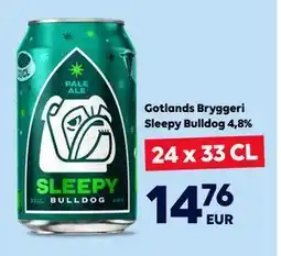 Border Shop Gotlands Bryggeri Sleepy Bulldog 4,8%, EUR 14.76 erbjuda