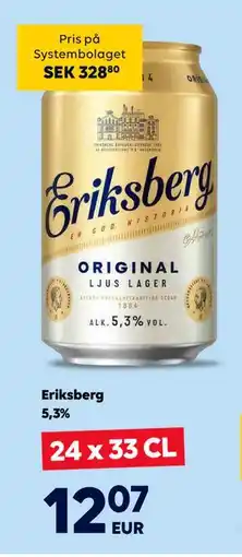 Border Shop Eriksberg 5,3%, EUR 12.07 erbjuda