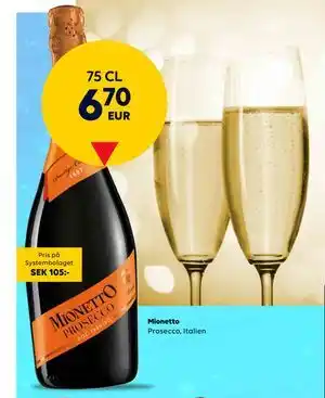 Border Shop Mionetto, EUR 6.7 erbjuda