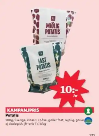 Hemköp Potatis erbjuda