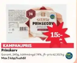 Hemköp Prinskorv erbjuda