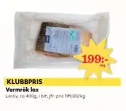 Hemköp Varmrök lax erbjuda