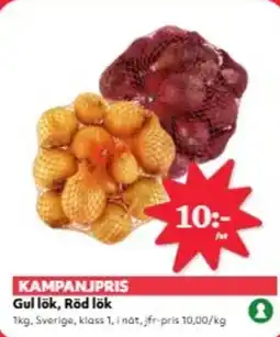 Hemköp Gul lök, Röd lök erbjuda